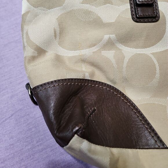 Coach Canvas Convertible Tote - Picture 10 of 14